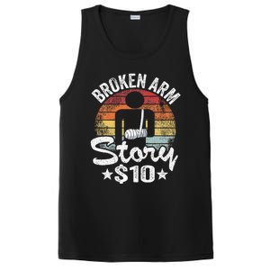 Broken Arm Story $10 Broken Hand Get Well Broken Arm PosiCharge Competitor Tank