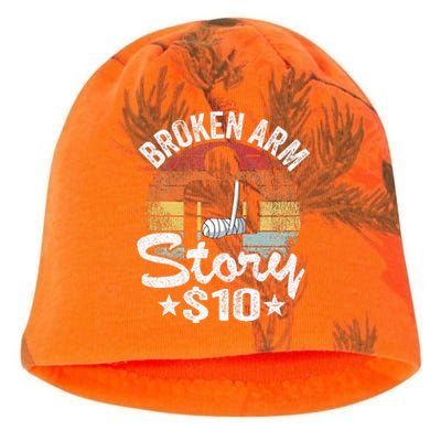 Broken Arm Story $10 Broken Hand Get Well Broken Arm Kati - Camo Knit Beanie