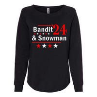 Bandit And Snowman 2024 Election Womens California Wash Sweatshirt