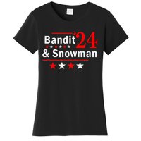 Bandit And Snowman 2024 Election Women's T-Shirt