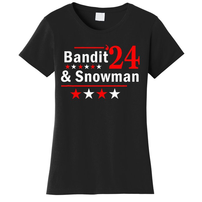 Bandit And Snowman 2024 Election Women's T-Shirt