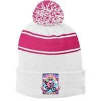 Bisexual And Still Not Into You Bi Pride Subtle Stripe Pom Pom Beanie