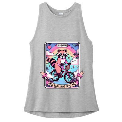 Bisexual And Still Not Into You Bi Pride Subtle Ladies PosiCharge Tri-Blend Wicking Tank