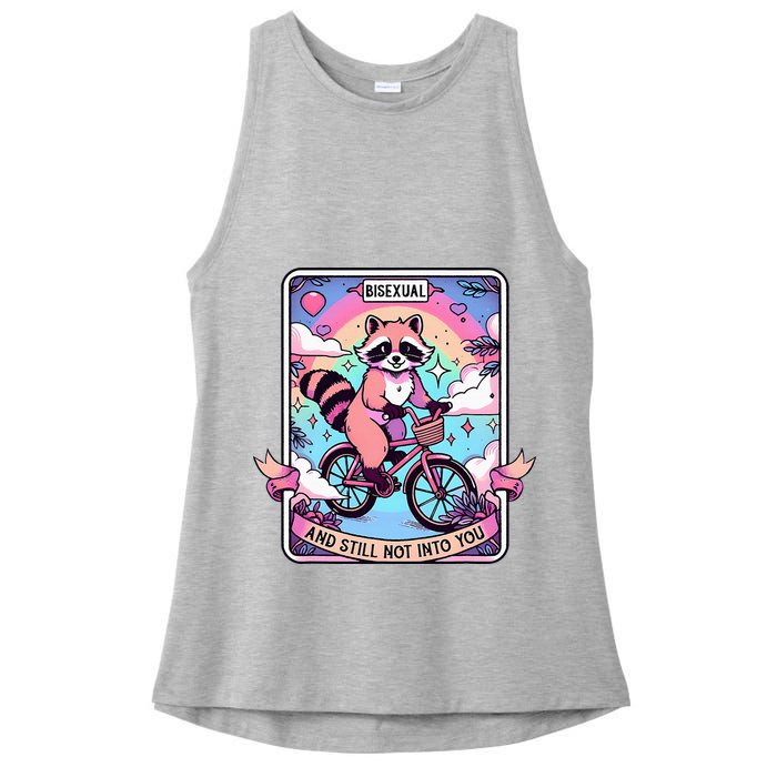 Bisexual And Still Not Into You Bi Pride Subtle Ladies PosiCharge Tri-Blend Wicking Tank