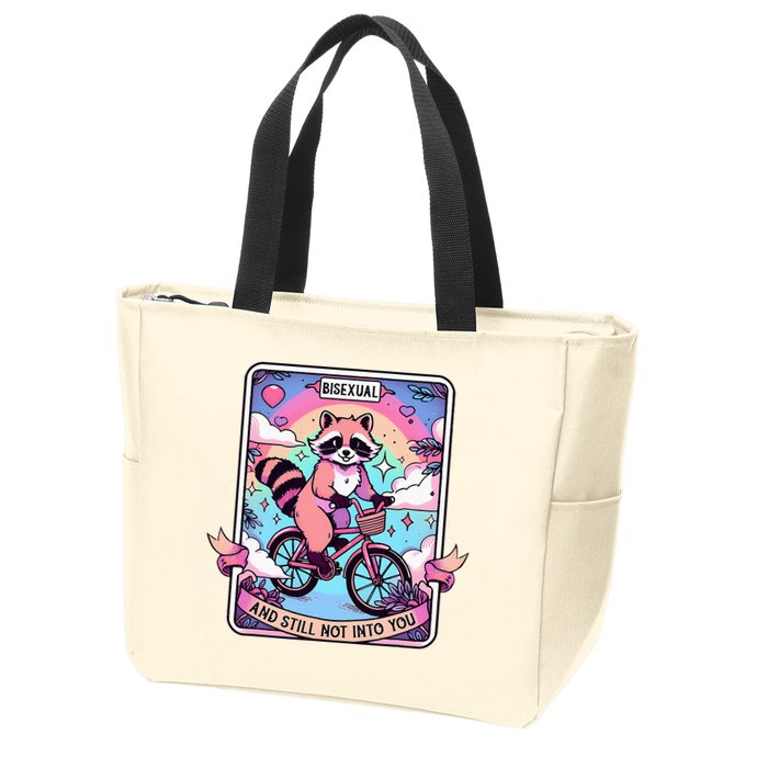 Bisexual And Still Not Into You Bi Pride Subtle Zip Tote Bag