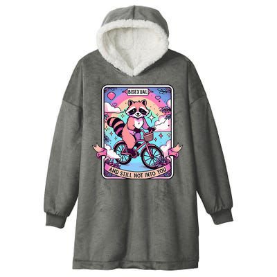 Bisexual And Still Not Into You Bi Pride Subtle Hooded Wearable Blanket
