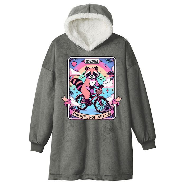 Bisexual And Still Not Into You Bi Pride Subtle Hooded Wearable Blanket