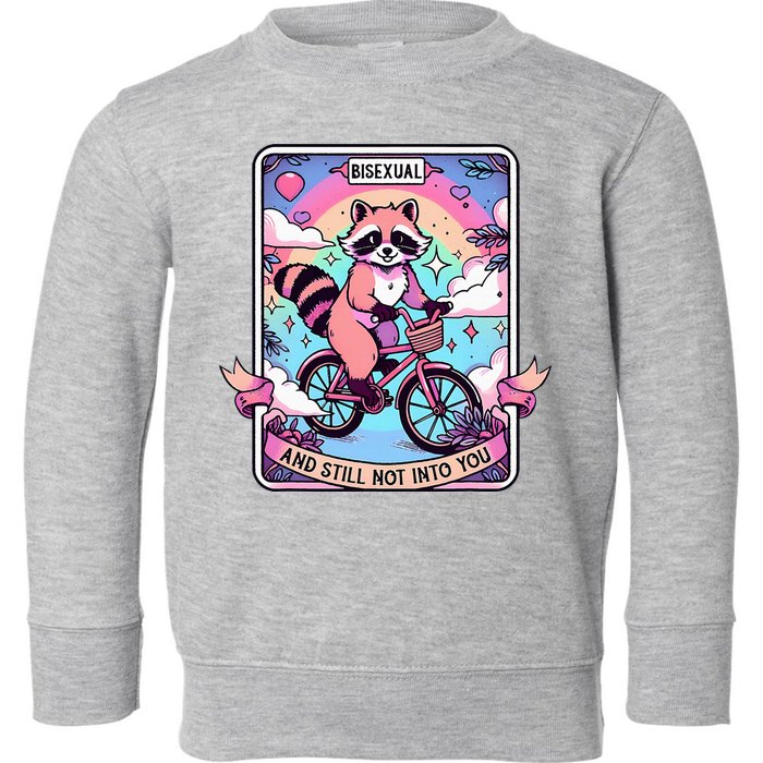 Bisexual And Still Not Into You Bi Pride Subtle Toddler Sweatshirt
