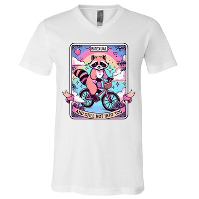 Bisexual And Still Not Into You Bi Pride Subtle V-Neck T-Shirt