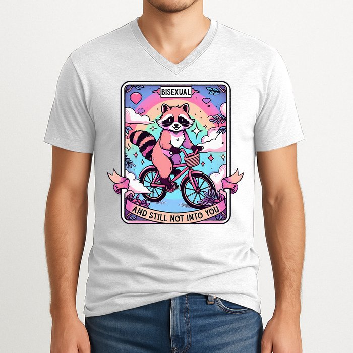 Bisexual And Still Not Into You Bi Pride Subtle V-Neck T-Shirt