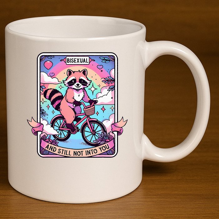 Bisexual And Still Not Into You Bi Pride Subtle 11oz C Handle Ceramic Mug