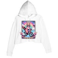 Bisexual And Still Not Into You Bi Pride Subtle Crop Fleece Hoodie