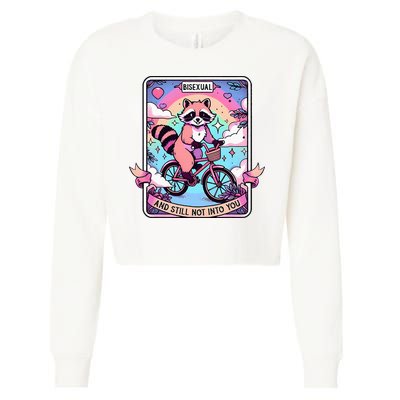 Bisexual And Still Not Into You Bi Pride Subtle Cropped Pullover Crew