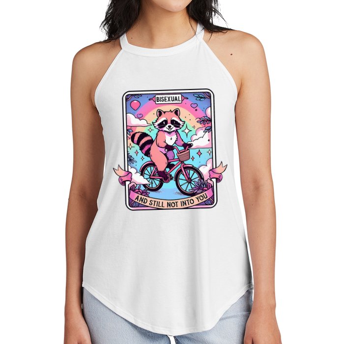 Bisexual And Still Not Into You Bi Pride Subtle Women's Perfect Tri Rocker Tank