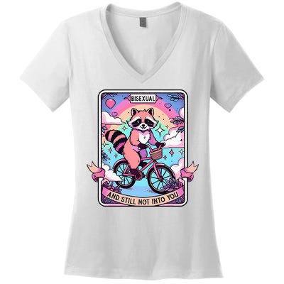 Bisexual And Still Not Into You Bi Pride Subtle Women's V-Neck T-Shirt