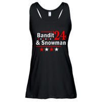 Bandit And Snowman 2024 Election Ladies Essential Flowy Tank