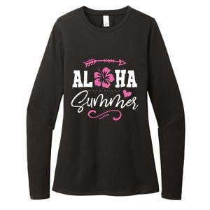 Beach Aloha Summertime In Hawaii Tropical Cruise Great Gift Womens CVC Long Sleeve Shirt