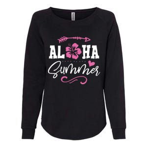 Beach Aloha Summertime In Hawaii Tropical Cruise Great Gift Womens California Wash Sweatshirt