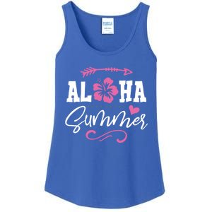 Beach Aloha Summertime In Hawaii Tropical Cruise Great Gift Ladies Essential Tank