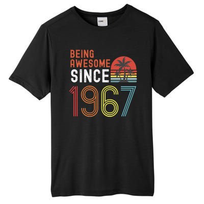 Being Awesome Since 1967, Made In 1967, Vintage 54th Birthday Tall Fusion ChromaSoft Performance T-Shirt