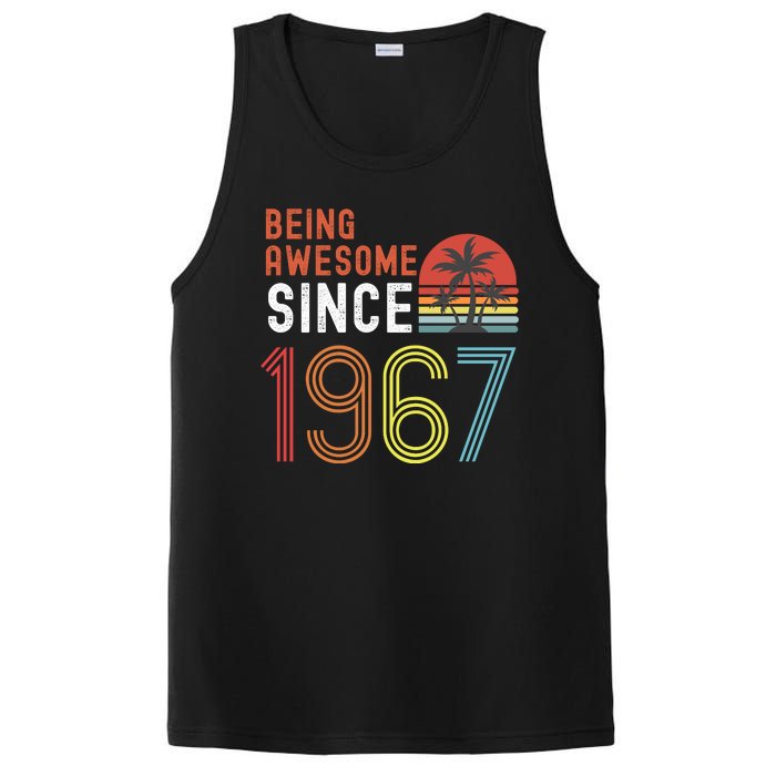 Being Awesome Since 1967, Made In 1967, Vintage 54th Birthday PosiCharge Competitor Tank