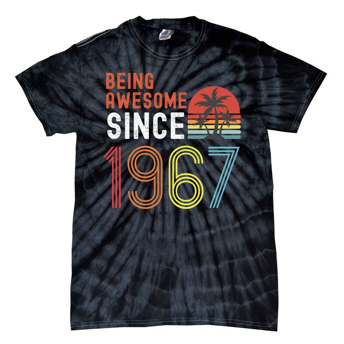 Being Awesome Since 1967, Made In 1967, Vintage 54th Birthday Tie-Dye T-Shirt