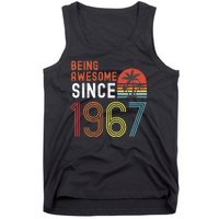 Being Awesome Since 1967, Made In 1967, Vintage 54th Birthday Tank Top