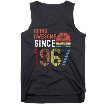 Being Awesome Since 1967, Made In 1967, Vintage 54th Birthday Tank Top