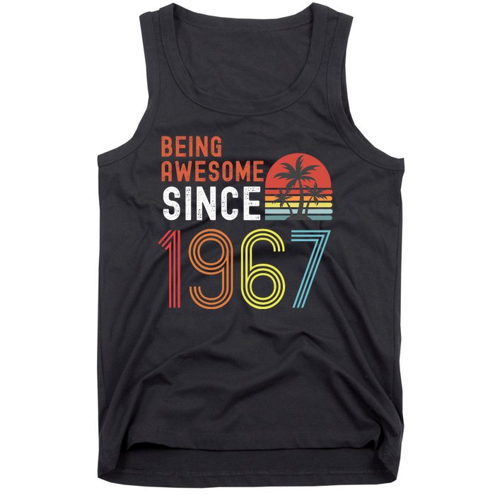 Being Awesome Since 1967, Made In 1967, Vintage 54th Birthday Tank Top