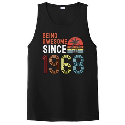 Being Awesome Since 1968, Made In 1968 Vintage 53rd Birthday PosiCharge Competitor Tank