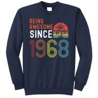 Being Awesome Since 1968, Made In 1968 Vintage 53rd Birthday Sweatshirt