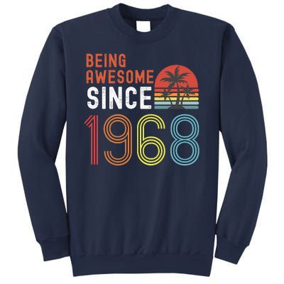 Being Awesome Since 1968, Made In 1968 Vintage 53rd Birthday Sweatshirt