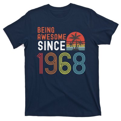 Being Awesome Since 1968, Made In 1968 Vintage 53rd Birthday T-Shirt