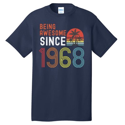 Being Awesome Since 1968, Made In 1968 Vintage 53rd Birthday Tall T-Shirt