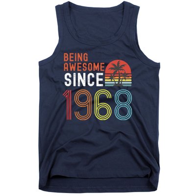 Being Awesome Since 1968, Made In 1968 Vintage 53rd Birthday Tank Top