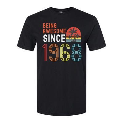 Being Awesome Since 1968, Made In 1968 Vintage 53rd Birthday Softstyle® CVC T-Shirt