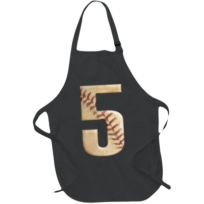 Baseball 5th Birthday  Apron