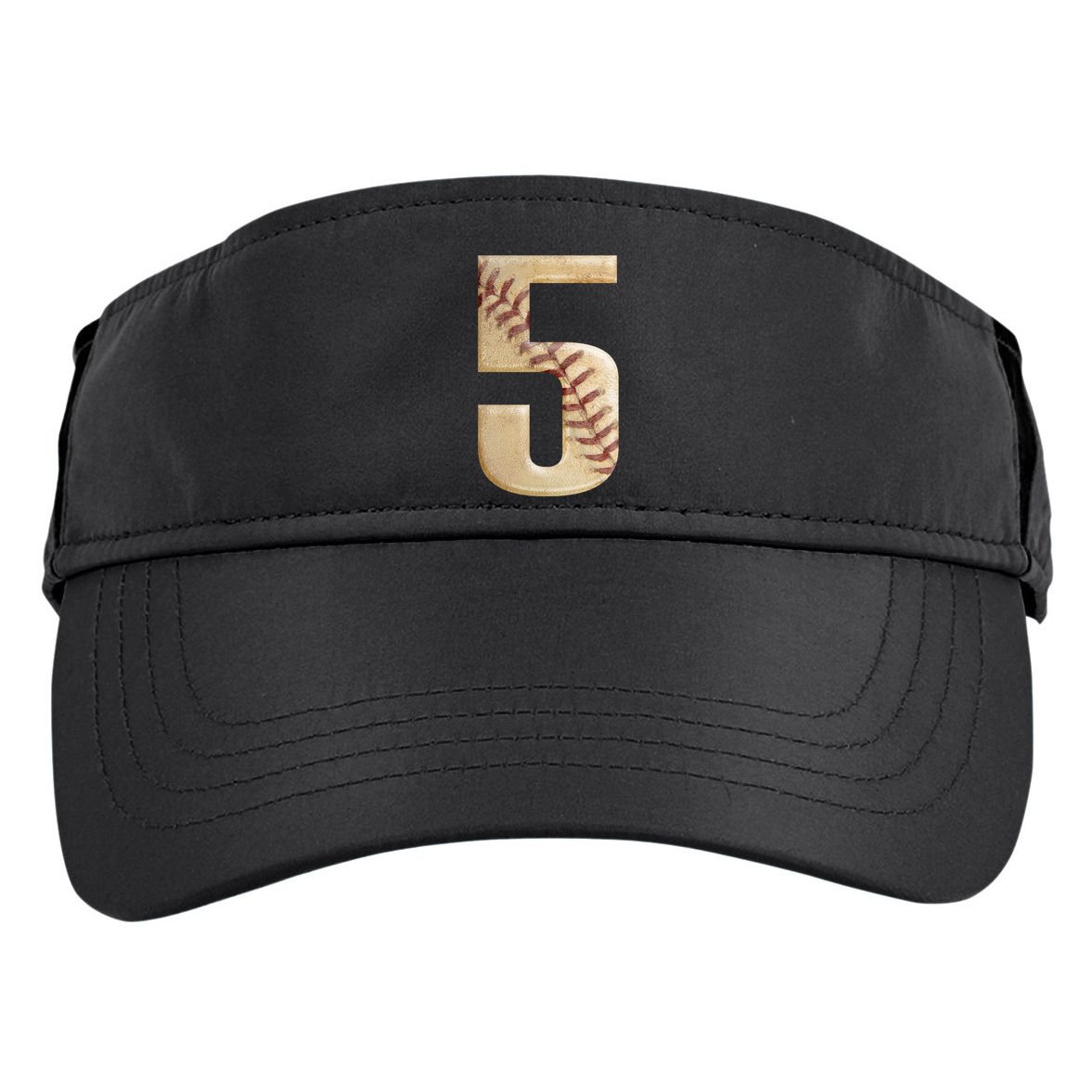 Baseball 5th Birthday  Adult Drive Performance Visor