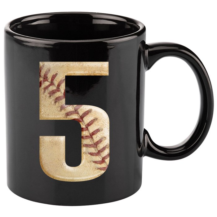 Baseball 5th Birthday  11oz C Handle Ceramic Mug