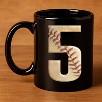 Baseball 5th Birthday  11oz C Handle Ceramic Mug