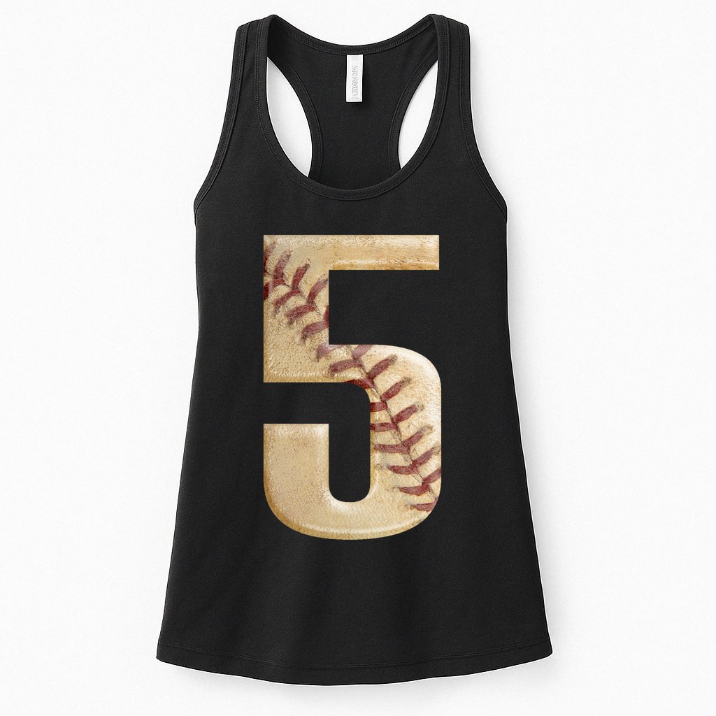 Baseball 5th Birthday  Womens Tank Top
