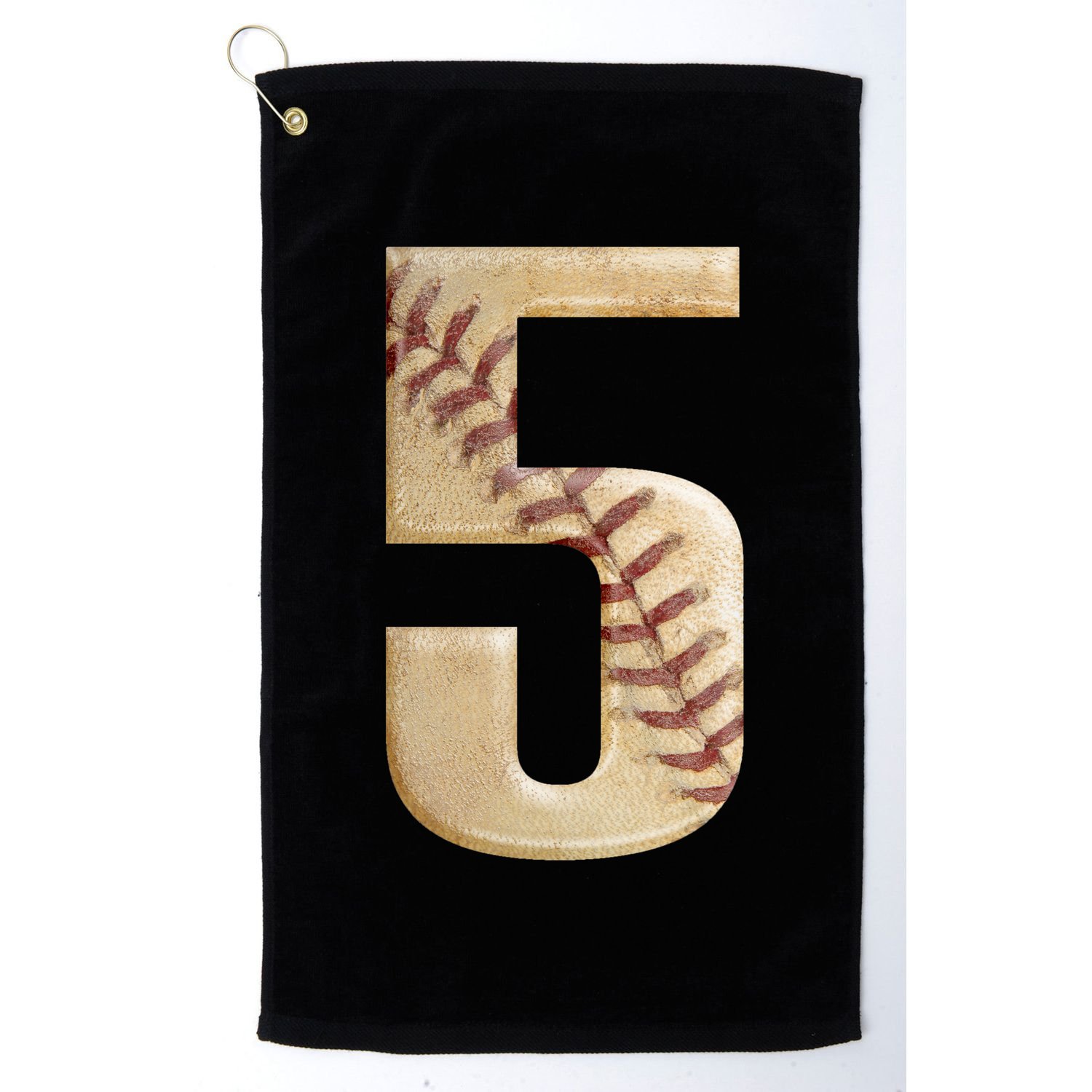 Baseball 5th Birthday  Golf Towel