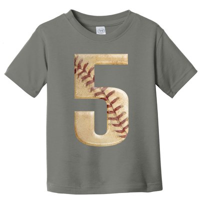 Baseball 5th Birthday  Toddler T-Shirt