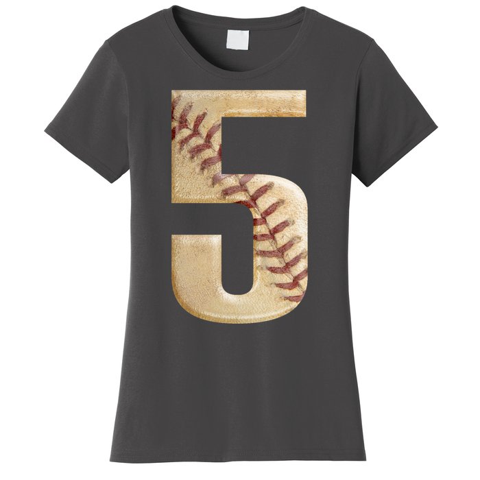 Baseball 5th Birthday  Women's T-Shirt