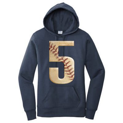 Baseball 5th Birthday  Women's Pullover Hoodie