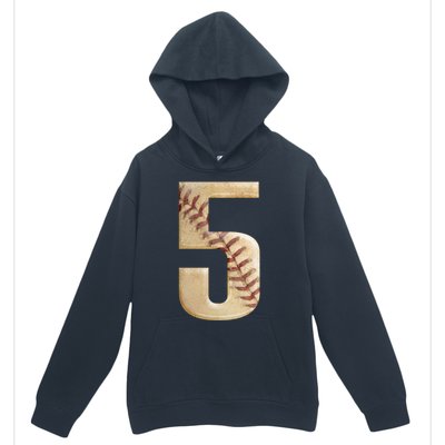 Baseball 5th Birthday  Urban Pullover Hoodie