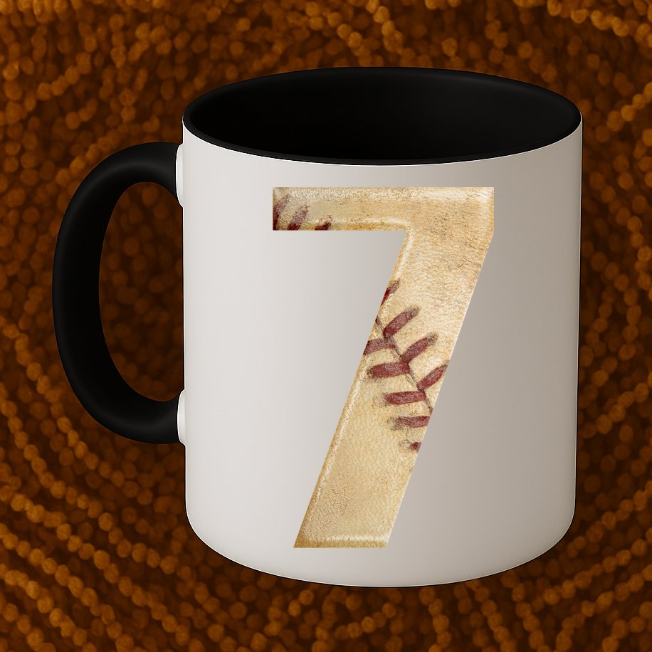 Baseball 7th Birthday Mug