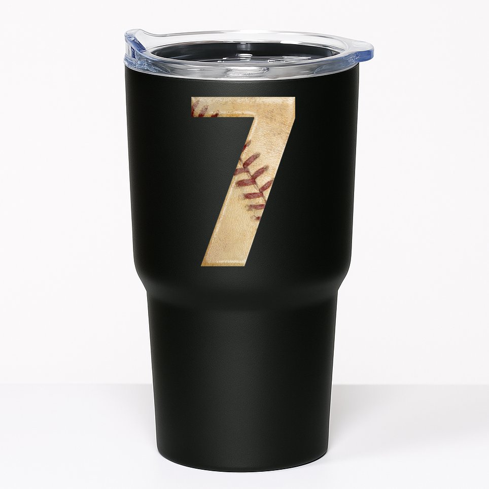 Baseball 7th Birthday Tumbler
