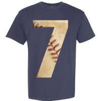 Baseball 7th Birthday Garment-Dyed Heavyweight T-Shirt