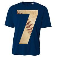 Baseball 7th Birthday Cooling Performance Crew T-Shirt